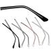 Ultechnovo 4 pairs replacement glasses frame brick brilliant parts spare parts for glasses of universal glasses brick sleeves. Replace TR90 component men and women