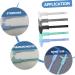 FOMIYES 5pcs Eyebrow Measuring Ruler Make up Kit Plumbing Tools Eyebrow Ruler Student Face Plastic Ruler - Buy Online on GoSupps.com