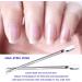 New Stainless Steel Cuticle Nail Pusher Spoon Remover Manicure Pedicure 1pcs Portable Metal Nail Trimmer Manicure Silver - Buy Online on GoSupps.com