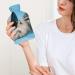 Buy Cat Weightlifting Hot Water Bottle | Plush Bed Hand Warmer for Adults & Kids - 26.5x15.3cm - International Shipping - Buy Online on GoSupps.com