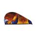 Colorful Rooster Microfiber Hair Towel Soft Super Absorbent Hair Towel Wrap for Women Coral Velvet Quick Dry Hair Cap for Long Curly and Thick Hair