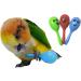 WACURRENTHYD 3PCS- Colourful Mini Ball Sand Hammer Parrot Rattle Shaker Musical Sound Toy Intelligent Sand Hammer Toys for Parakeets Canaries Cockatiels Conure Lovebirds(Random Color) - Buy Online on GoSupps.com