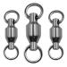 PHAD FISHING 10/20PCS ball bearing vertebrae with welded rings Angel Accessories size 0# 10#Ball Bearing Swivels 18LB-350LB 1#-40LB-10PCs