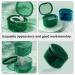 Haelaved Retainer Case Denture Bath Cup with Strainer Basket - Orthodontic Mouth Case for False Teeth (Green) - Buy Online on GoSupps.com