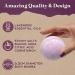 Purple Canyon Lavender Bath Bombs - Relaxing Natural Self Care Gift for Women - Buy Online on GoSupps.com