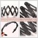 Teegxddy 3 Pieces Retractable Hair Band Women Hair Band Non-slip with Comb Teeth Wavy Hair Bands Portable Plastic Folding Headwear - Buy Online on GoSupps.com