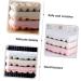 PRETYZOOM 2pcs Fridge Egg Organizer 18 Egg Holder for Refrigerator Dispenser Seasoning Superimposed re-usable Pink 30x15cm - Buy Online on GoSupps.com