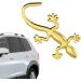 Samuliy Gecko Car Stickers Metal Badge Badge Sticker Car Decoration - Gecko Decal Badge Badge Decoration Car Accessories Gold - Buy Online on GoSupps.com