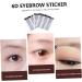 NOLITOY 4pcs Stickers Fake D Female for Hair-like Girl Imitation Brow Shaping Makeup Grooming Stimulation - Buy Online on GoSupps.com