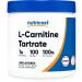 Nutricost L-Carnitine Tartrate Powder (100 Grams) - 1 Gram per Serving 100 Servings 100 Servings (Pack of 1)