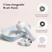 My Life My Shop Ultimate Spin Facial Cleansing Brush (Grey) - Ultimate Skin Spa with 3 Interchangeable Face Brushes - Buy Online on GoSupps.com
