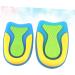 Healvian Silicone Heel Cup Cushion Inserts - Orthotic Insoles for Men and Women, Gel Half Insole Pads for Arch Support - 2 Pairs, Assorted Colors - 11.3X7.5 CM - Buy Online on GoSupps.com