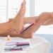 Footfire 16-Piece Pedicure Set - Premium Foot Care & Corn Removal for Men & Women - Perfect Rasp Files & Tools - Pink - Buy Online on GoSupps.com