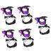 Beavorty 10 Pi ces masque pour les yeux pratique patch yeux bandeau yeux bandeau pour les yeux en satin visi re pratique ombres paupi res masque facial visi re d corative visi re en satin