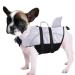 Queenmore Dogs Wowers RipStop Huideling Dog lifeguard for dogs Knuffelwuff Wallpasting Medium Small large lifesaver with lifting handle for kayak swimming (gray m) m gray