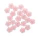 Kenntsh 20pcs 3D Pink Little Rose Flower with Rhinestones Nail Art Decoration