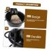 Minkissy Men's Razor Set - 4 Metal Shaving Organizers Shaving Brush & Bowl Holder Black - Perfect for Grooming & Shaving Essentials - Buy Online on GoSupps.com