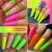 Glow in the Dark Gel Nail Polish Set - Neon Fluorescent Bright Colors with Luminous Effect | 12PCS - Buy Online on GoSupps.com