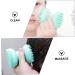 Ipetboom 1pc Three-in-one Bath Brush Face Scrubbers Face Exfoliator Brush Pore Scrubber Makeup Brushed Cleansing Shampoo Bath Scrubber for Body Scalp Shampoo Face Brush Triple Silica Gel 8.6x7cm Green - Buy Online on GoSupps.com