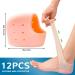12pcs Silicone Heel Protectors - Gel Cups for Heel Pain Relief | Breathable Cushions for Plantar Fasciitis | Blister Prevention Pads for Men and Women - Universal Fit - Buy Online on GoSupps.com