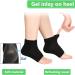 3 Pairs Moisturizing Gel Heel Socks Soft Ventilate Gel Heel Socks Open Toe Socks for Dry Hard Cracked Skin Moisturizing Day Night Care Skin (3P Black) - Buy Online on GoSupps.com