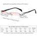 Slightly Frameless Tinted Titanium Reading Glasses for Men | Blue Light Filter Fashion Computer Glasses | 2.25x Anti-Eye Load/UV Protection - Buy Online on GoSupps.com