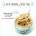 Organic Vegan BHU Keto Cookie Dough Snack Jar - Chocolate Chip | 2g Net Carbs, 1g Sugar | Gluten & Dairy Free Dessert (9oz) - Buy Online on GoSupps.com