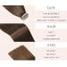 YDDM Tape-In Extensions | Real Hair 20Pcs 22 Inch Chocolate Brown 55cm 50g - Invisible Skin Weft Hair Extensions - Buy Online on GoSupps.com