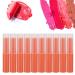 Colorful Lip Balm Tubes Easy to Dispense Perfect for Filling with Lipstick Lip Gloss Easy Operation Meet Different Demands (06# lipstick tube orange )
