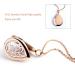 Rose Gold Aromatherapy Essential Oil Diffuser Necklace - Stainless Steel Pendant Locket for Women & Moms - Perfect Gift Jewelry - Buy Online on GoSupps.com