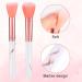 Shop WLLHYF 10-Piece Marble Makeup Brushes Set | Soft Pink Bristles for Eyeshadow Foundation & More - Professional Cosmetic Tools - Buy Online on GoSupps.com