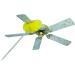 Estilo Ceiling Fan Duster - Extendable up to 47 | Removable & Washable Microfiber Head | Long Cleaner with Extension Pole - Yellow - Buy Online on GoSupps.com