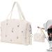 NewDVMMSS Soft Cotton Diaper Bag Carrier | Embroidered Children's Room Storage & Toy Organizer for Travel - Buy Online on GoSupps.com