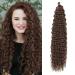 22 inches 3 packs deep twist crochet hair ocean wave curly bohemian crochet braids deep wave hair bundle synthetic hair extensions for women girls 22inch 4/30#