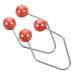 1 Pair Dimple Trainer Metal Dimples Trainer Dimples Exerciser Dimples Maker for Face Facial Dimples Trainer Face Exerciser Cheeks Balls Cheeks Clip Face Dimples Shaper Dimples Clip 4.30X2.50X0.80CM Red