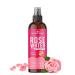 Organic Netra Rose Water with Vitamin C | Exfoliates The Skin and Controls Oil | Excellent for Clearing Away Makeup & Dirt from Pores| Mist Spray for All Skin Type | Paraben and Alcohol Free -200ml