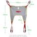 Patient Walking Sling for Transfer Machine Patient Lift Toileting Sling Bathroom Transfer Hammock Divided Leg Sling Moving Assist Hoist Gait Belt with 6 Adjustable Lanyards 1 - Buy Online on GoSupps.com