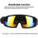 Dog Sunglasses Pet Fashion Goggles Wide View Dog Plastic Glasses for Wind Dust Snow Protection Adjustable Elastic Straps Pet Glassesfor Medium and Large Dogs(Black) - Buy Online on GoSupps.com