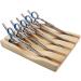 Frcolor Solid Wood Scissor Stand Holder - Barber Shear Storage Case for Hair Stylists & Grooming Tools - Buy Online on GoSupps.com