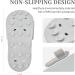 TATBOOMU Shower Foot Scrubber - Soft Silicone Bristles, Non-Slip Suction Cups, Exfoliates & Massages Feet, Improve Circulation - Gray (1PCS) - Buy Online on GoSupps.com