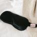Kitsch Lavender Weighted Sleep Mask in Black - Stylish Satin Eye Cover for Deeper Sleep | 1 Count - Buy Online on GoSupps.com