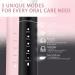7am2m Electric Toothbrush Set for Kids and Adults - 2 Pack with 12 Brush Heads, 5 Modes, Smart Timer, Fast Charge, Waterproof Sonic Toothbrush (Black+Pink) - Buy Online on GoSupps.com