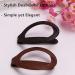 SHUNGXINYI Hair Barrettes Plastic Hair Barrette Clip Girls Womens Beauty Styling Tools Ponytail Holder 2 Pcs - Black/Coffee - Buy Online on GoSupps.com