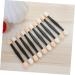 MAGICLULU 50 Pcs Eyeshadow Double Head Professional Makeup Brushes Travel Cosmetic Sponge Makeup Tools Size 1 Black - Buy Online on GoSupps.com