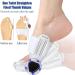 Bunion Orthotics Toe Corrector with Knob | Free Adjustment | Silicone Pad | Hallux Valgus Correction | 2PCS White - Buy Online on GoSupps.com