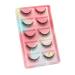 UAMOU Mink Eyelashes 10/50/100 Boxes Fluffy 3D Mink Lashes Makeup Natural Long Volume False Eyelashes Bulk Faux Cils Custom Cheerfully (Color : 5 Pairs X24CS Size : 50 Boxes)