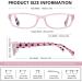 5 Pack Women's Blue Light Blocking Reading Glasses - Anti UV Multicolor 1.25x - Clear Vision & Comfort - Buy Online on GoSupps.com
