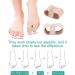 Bunion Correct Toe Spacers for Women Men - Toe Separators with Soft Gel Pads and Elastic Loops for Bunion Correction and Hammer Toe Straightening - Small Size - Buy Online on GoSupps.com