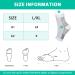 Shop Functional Socks for Neuropathy Toeless Compression & Ankle Support (White Large/X-Large) | Soothe Foot Pain - Buy Online on GoSupps.com