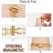 OHINGLT Slide Lock Necklace Clasps - 4PCS Multi-Strand Tube Connectors in Gold and Silver - Buy Online on GoSupps.com